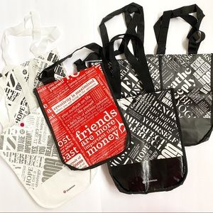 Lululemon small reusable shopping tote bag